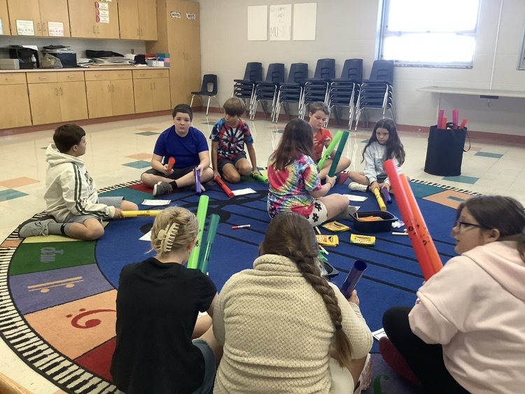 students playing instruments