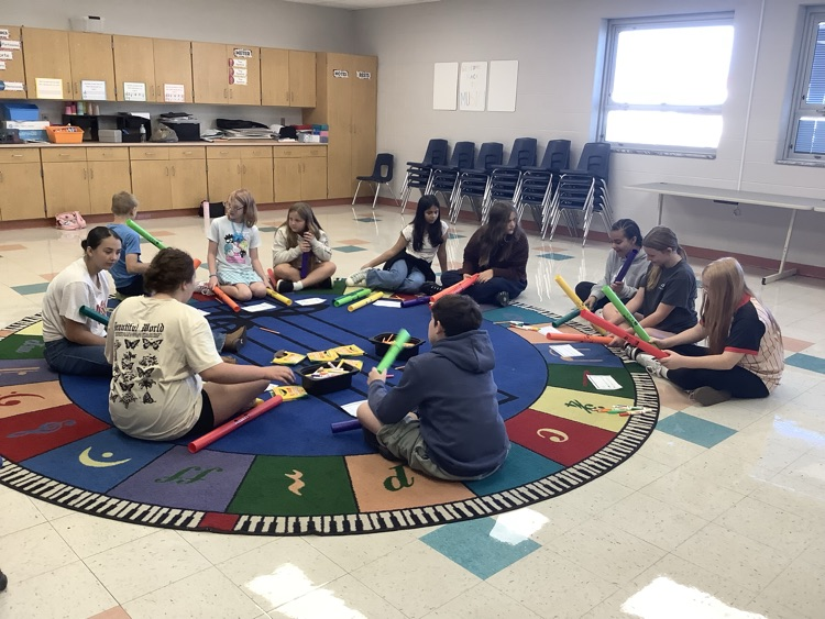students playing instruments