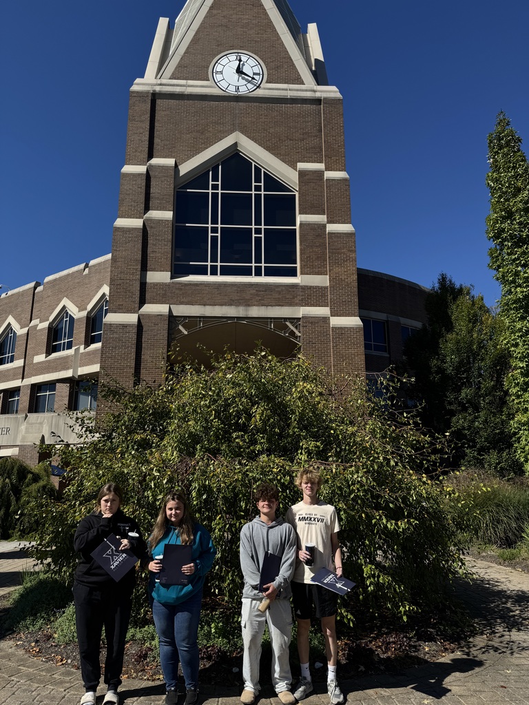 Students visiting Xavier University.