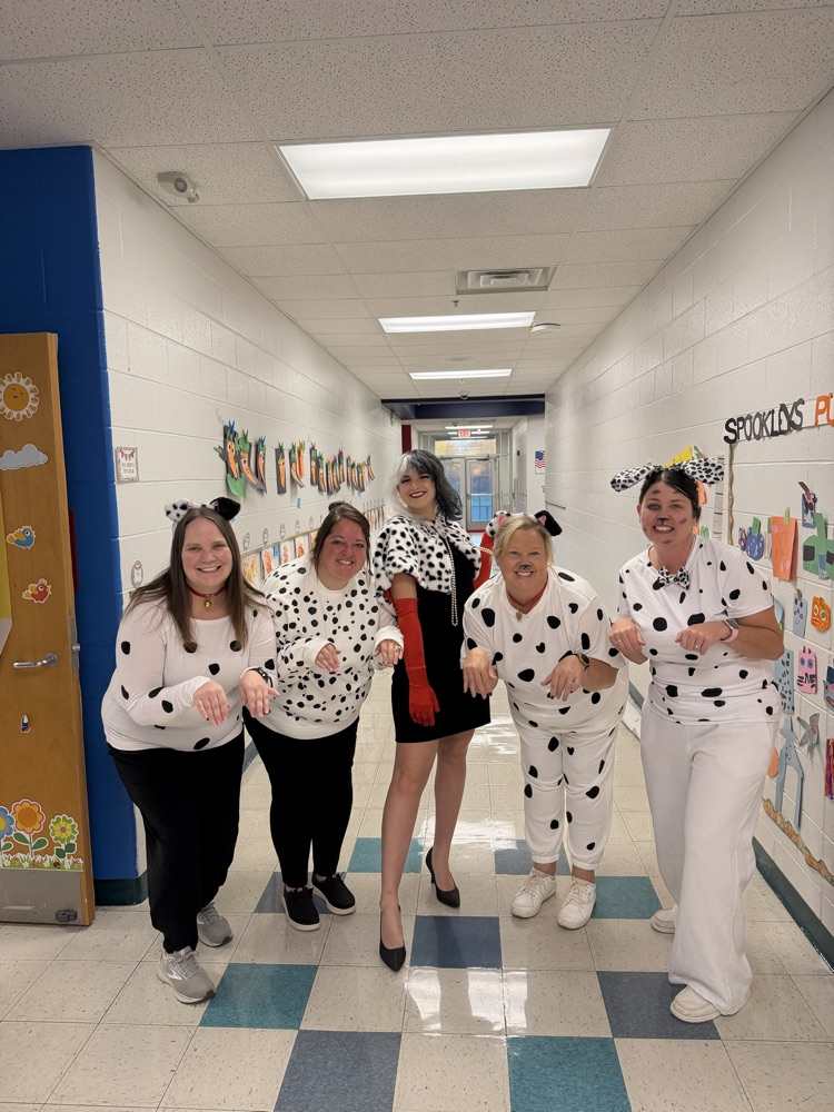 Our First Grade Team….or should I say ‘Cruella and the Dalmatians'