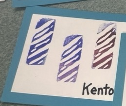6th grade carved stamps!