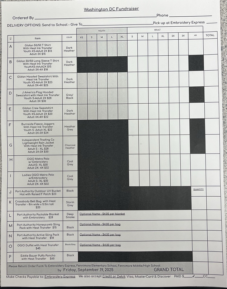 order form