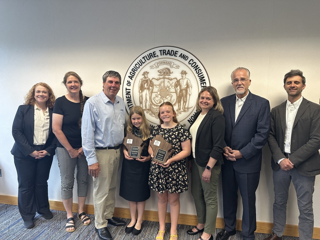 FES student, Annie, is honored by the Department of Ag, Trade and Consumer for her Ag in the classroom essay