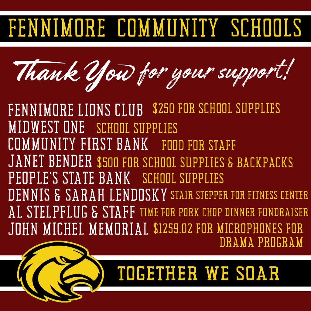 thank you for your support