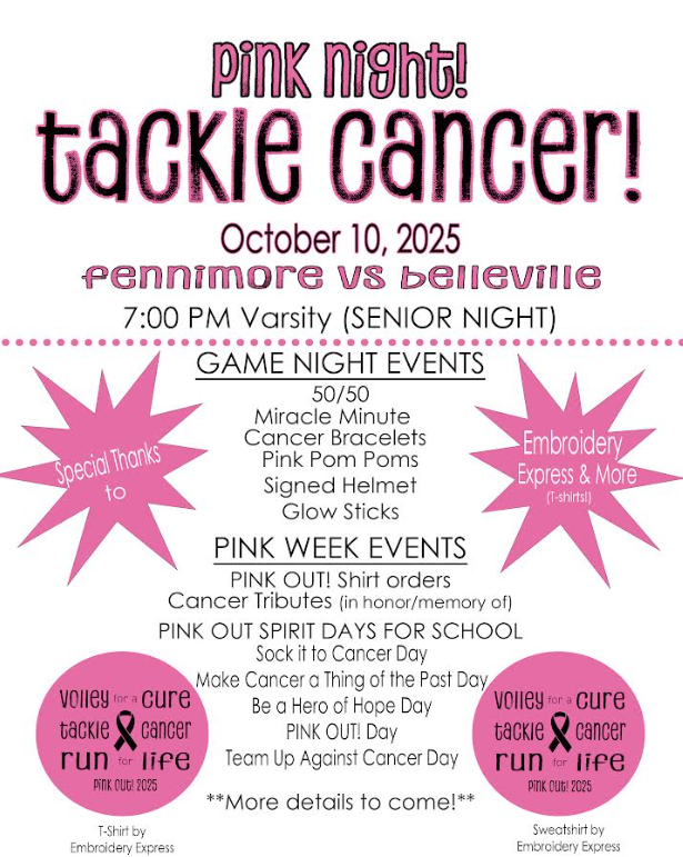 Football Pink Week Flyer