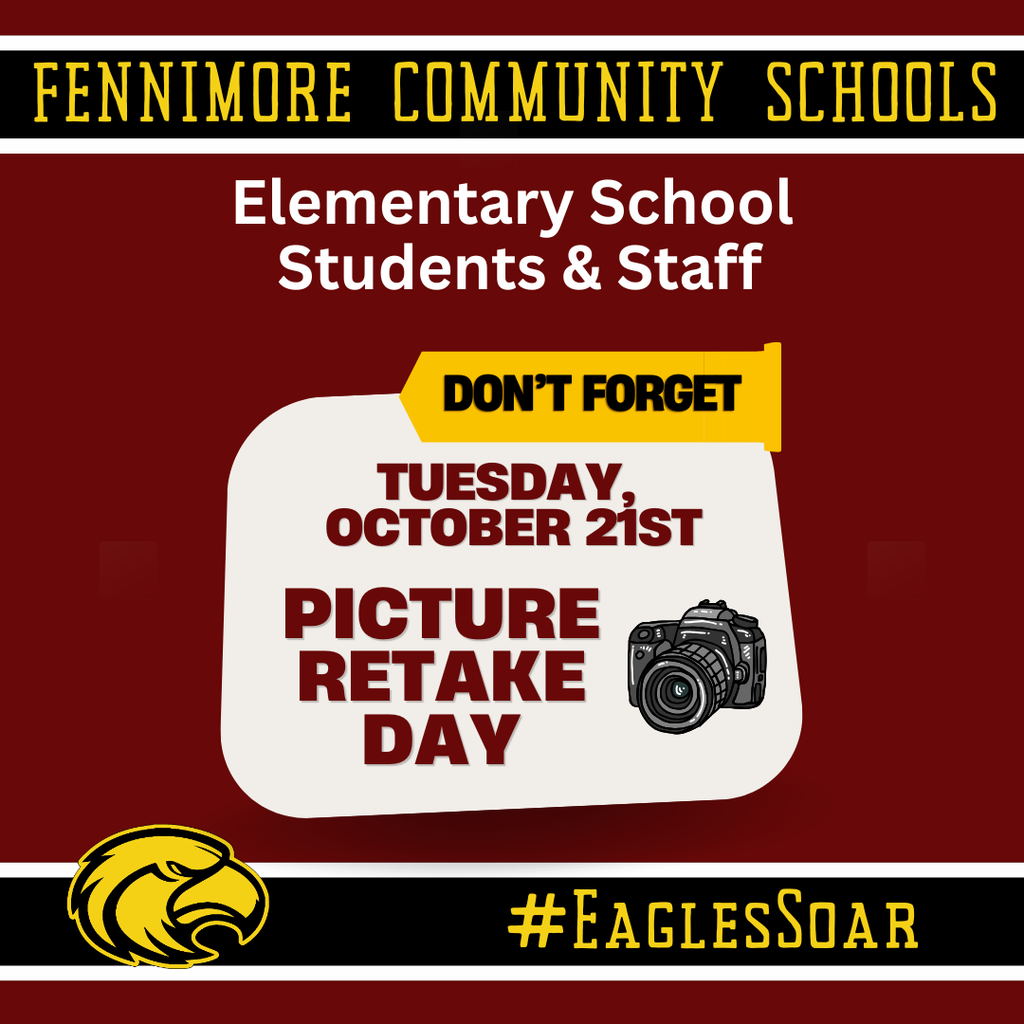picture retake day for FES on October 21, 2025