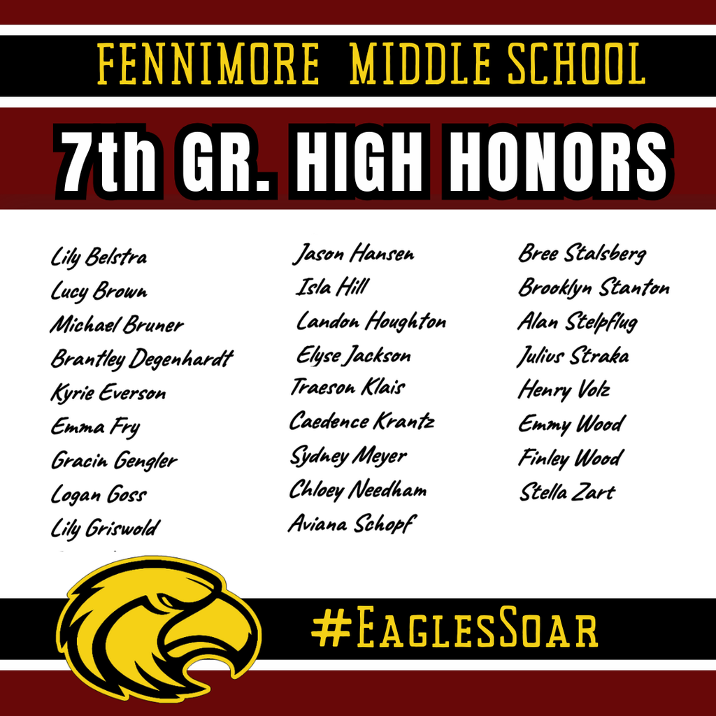 7th gr high honors