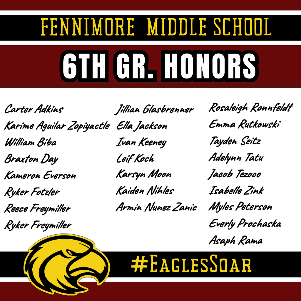 6th gr honors