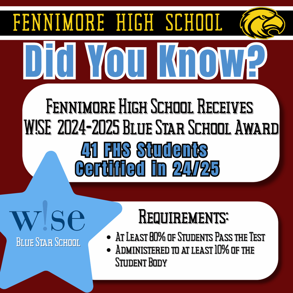 Wise blue star award