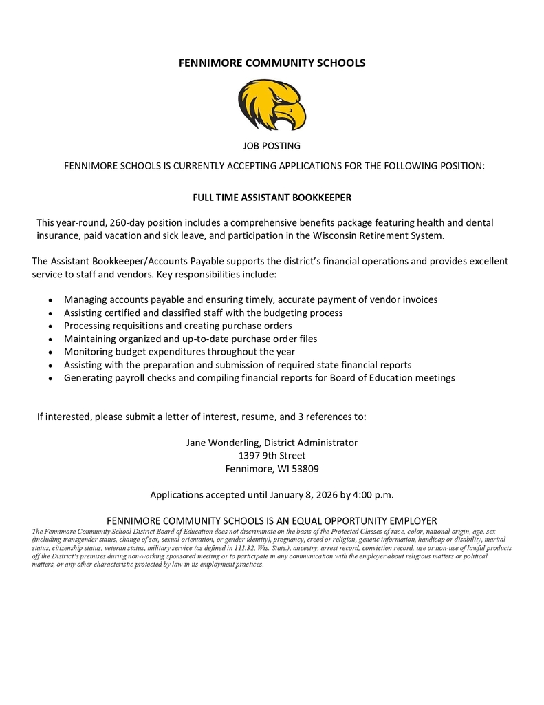 assistant book keeper