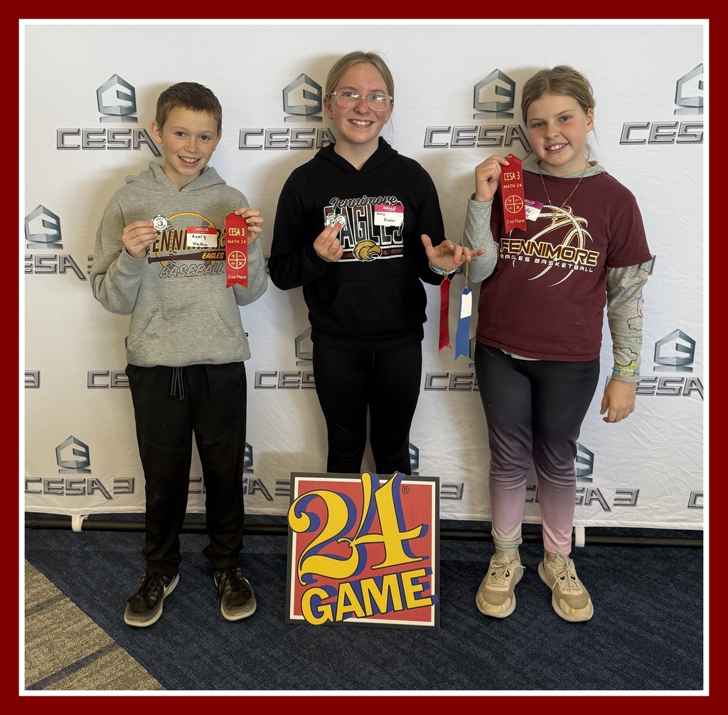 Math 24 participants hold up their ribbons and awards 