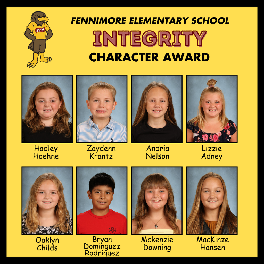 collage of students nominated for the integrity award