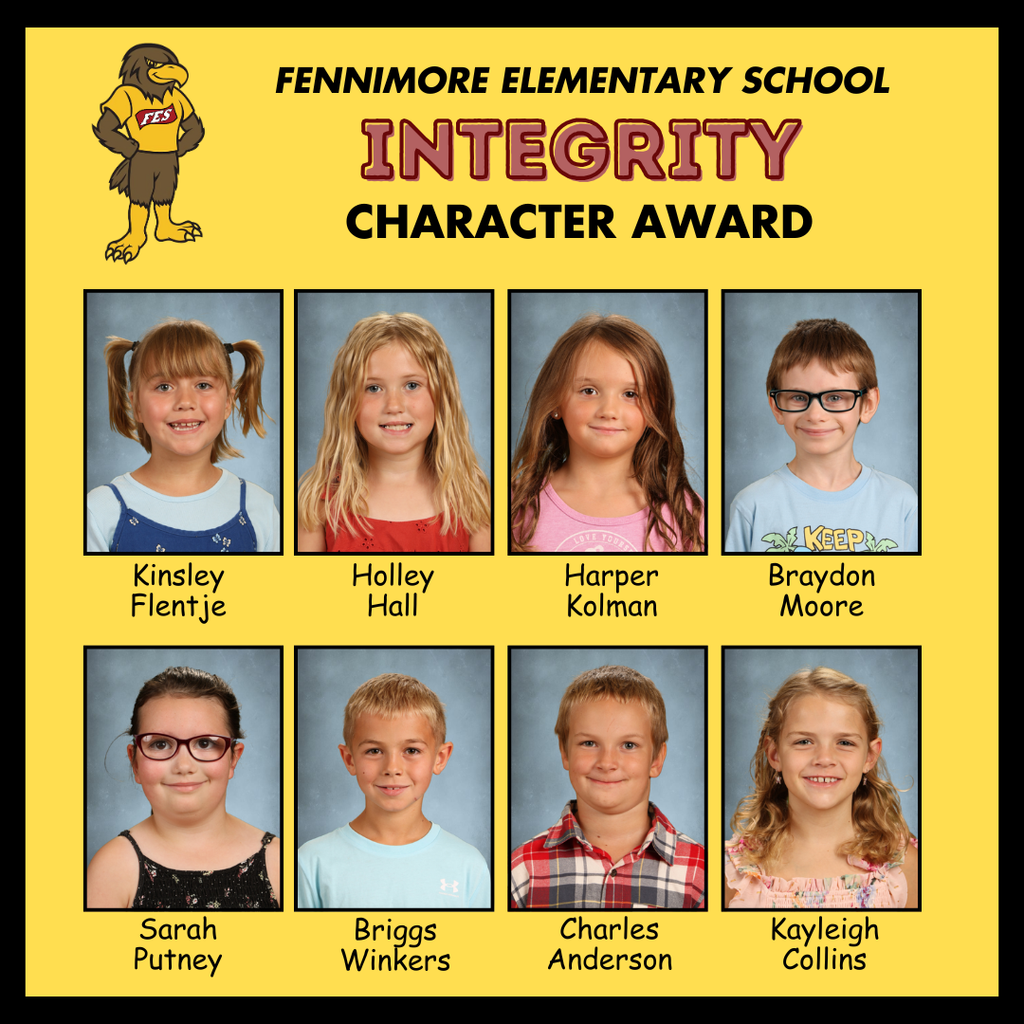 collage of students nominated for the integrity award