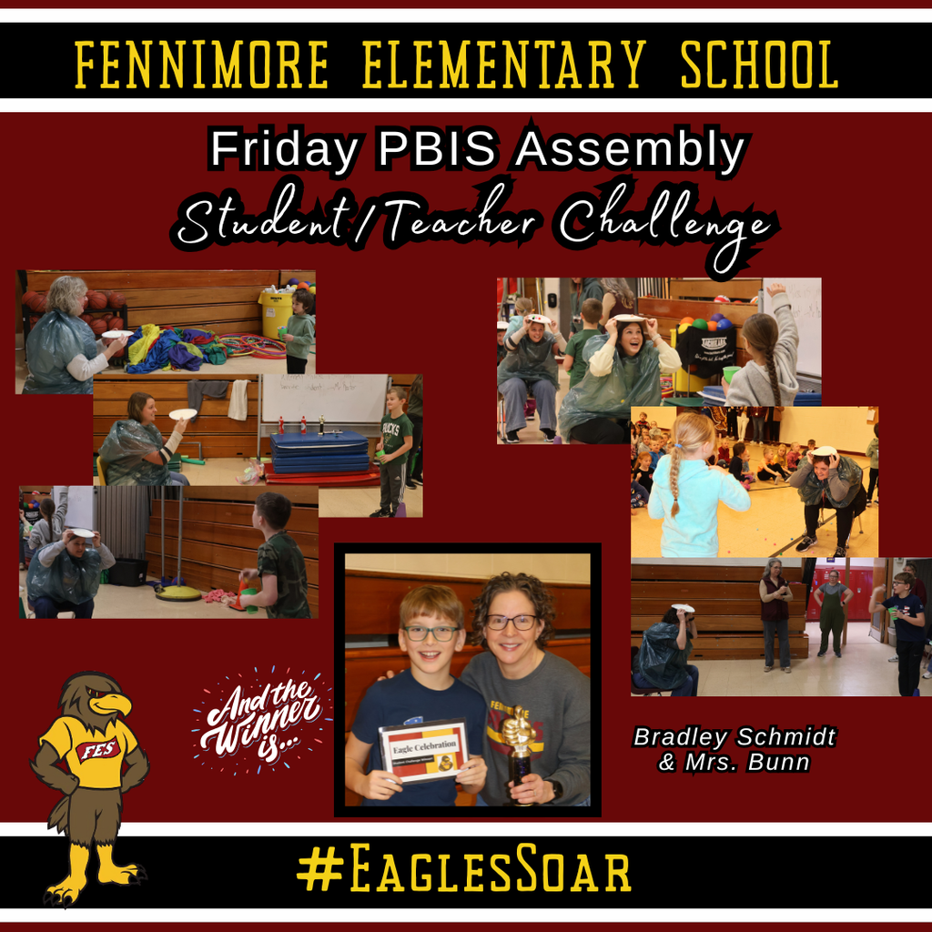 pbis assembly pics of student teacher challenge and winning group