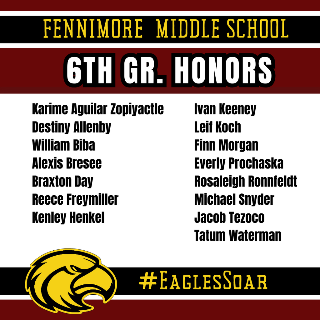 6th grade honors