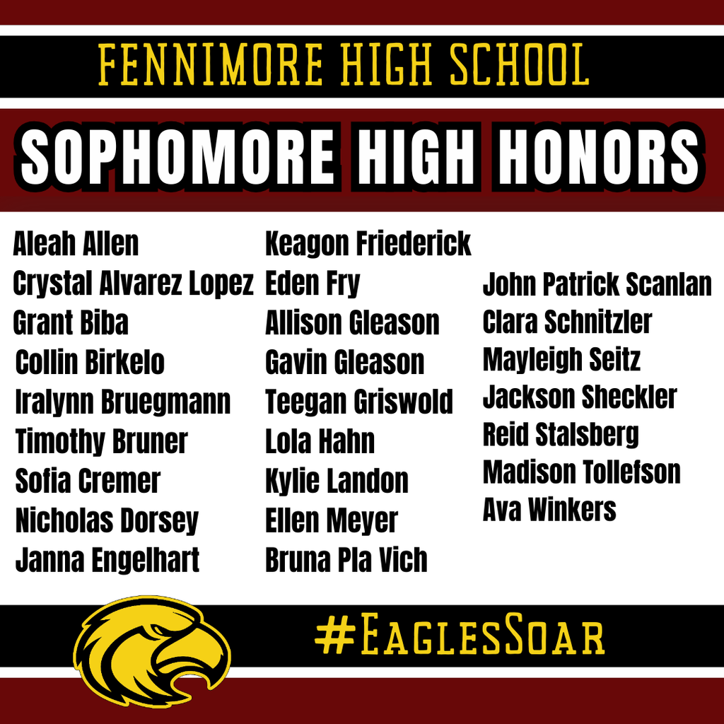 sophomore high honors