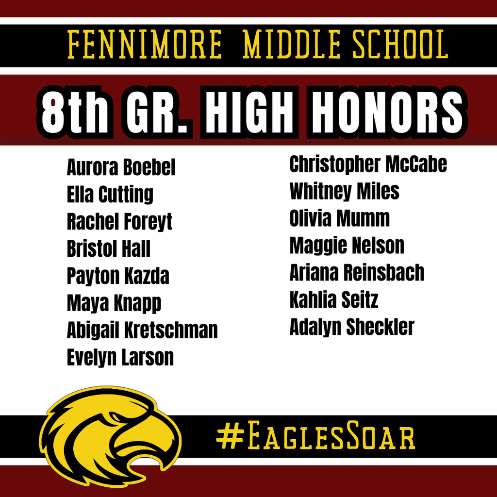 8th grade high honors