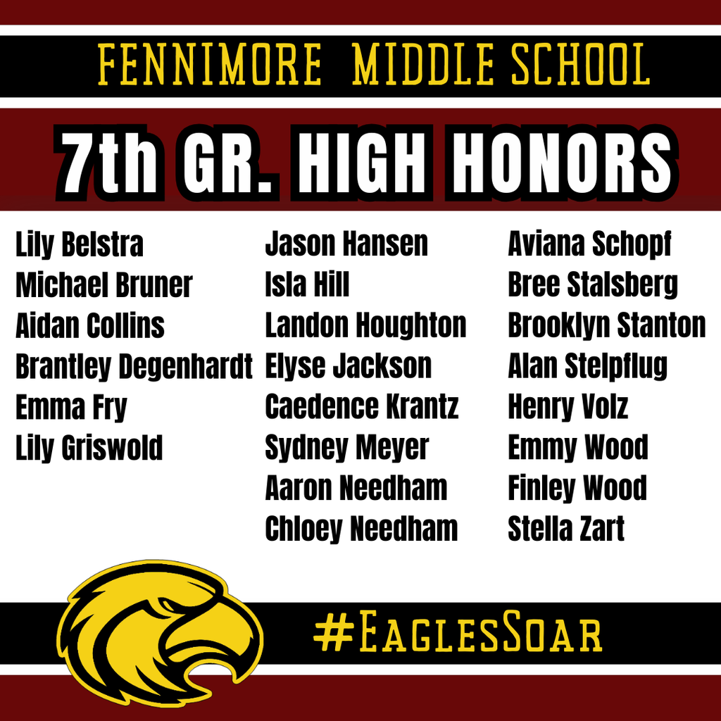 7th grade high honors