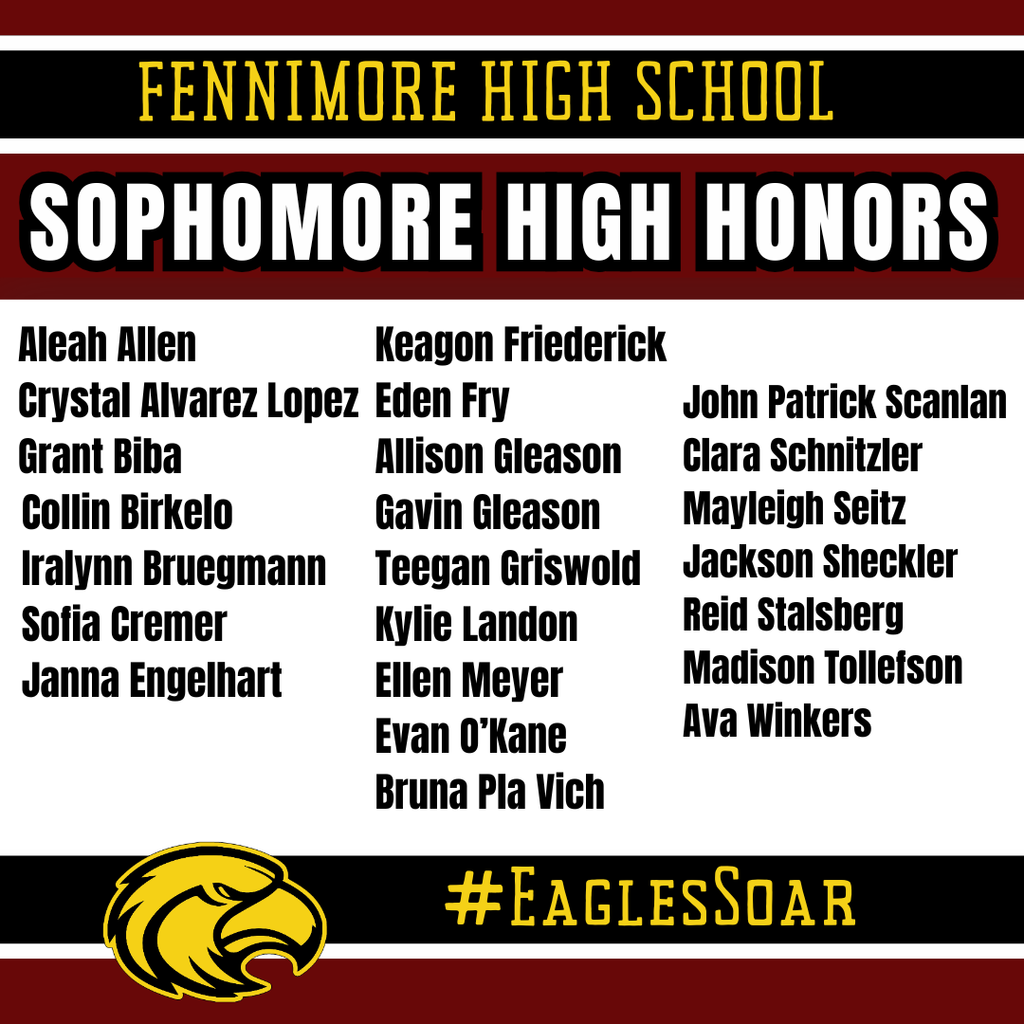 sophomore high honors