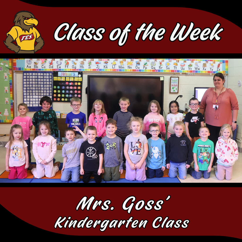class of the week with class picture - Mrs. Goss' class