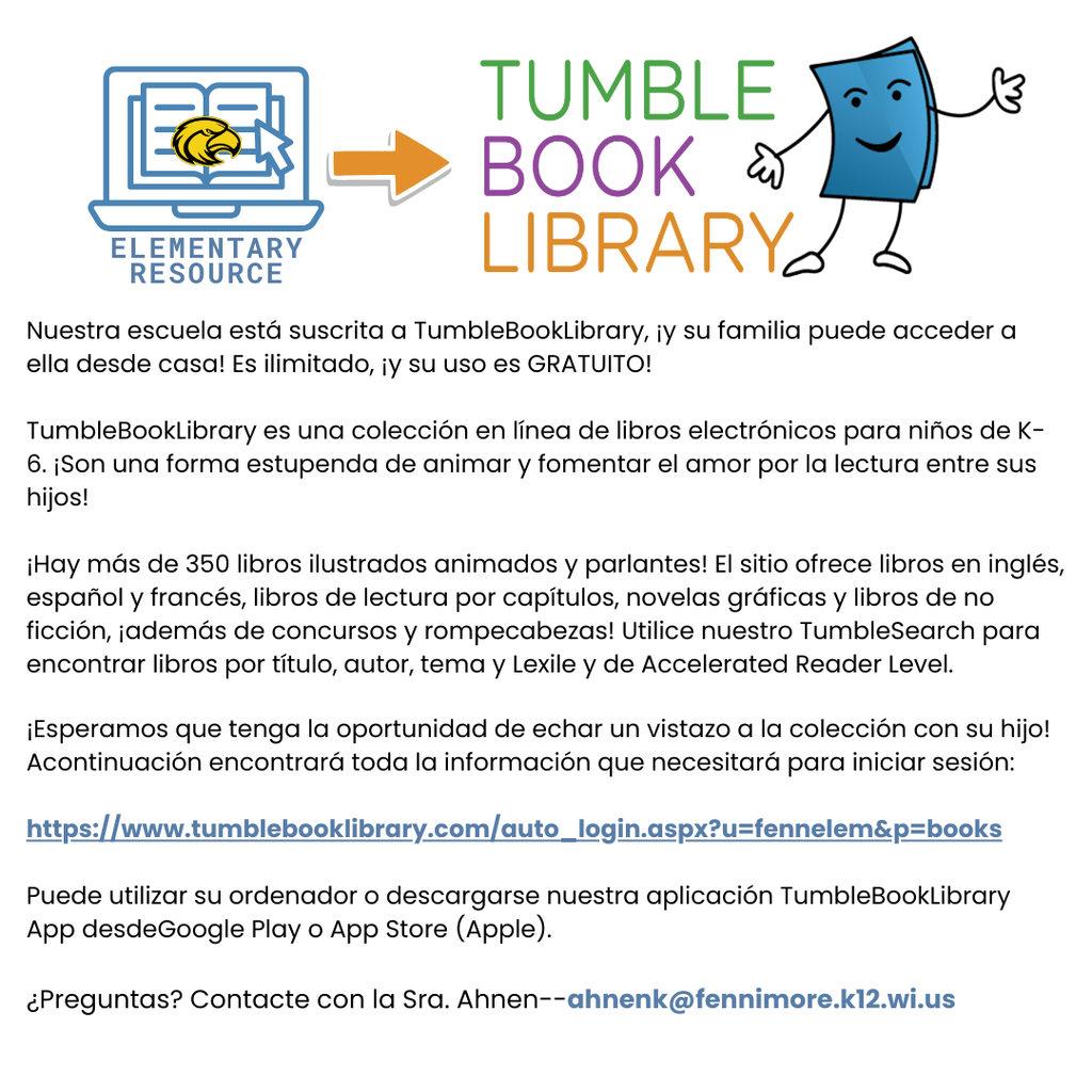 library resource in spanish
