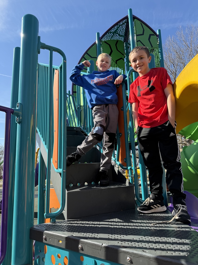students play at the inclusive park in platteville