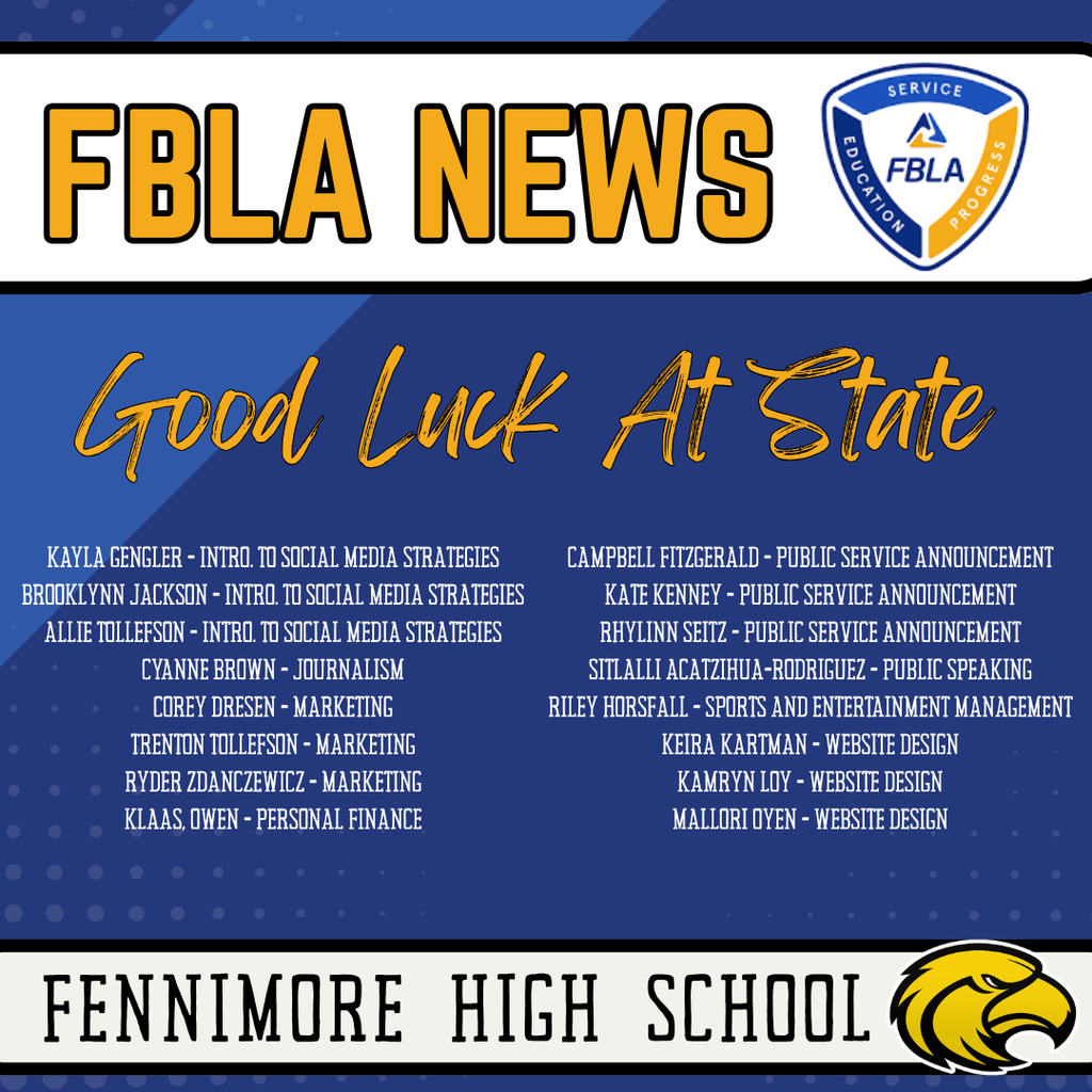 FBLA State Bound