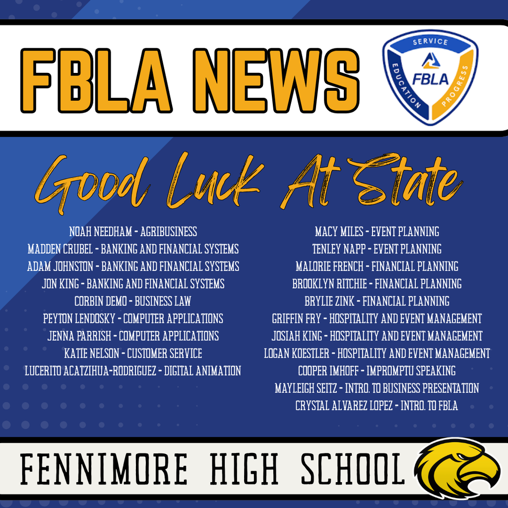 FBLA State Bound