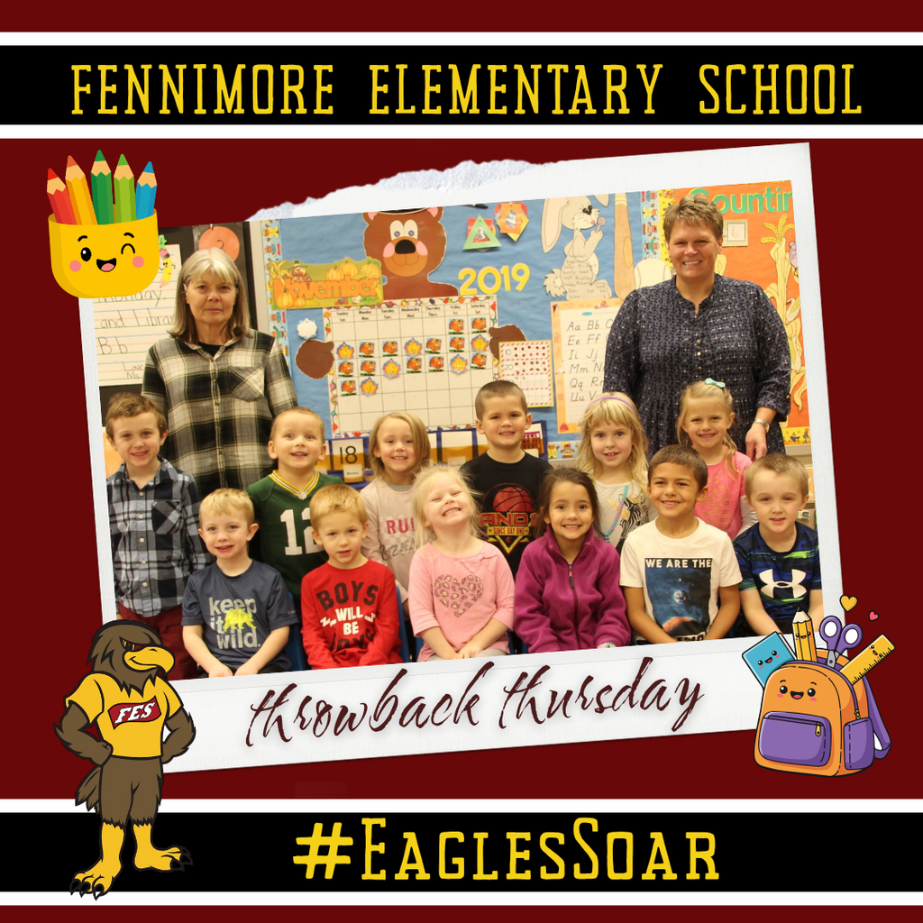 throwback thursday picture of some of this year's 5th graders as 4K students