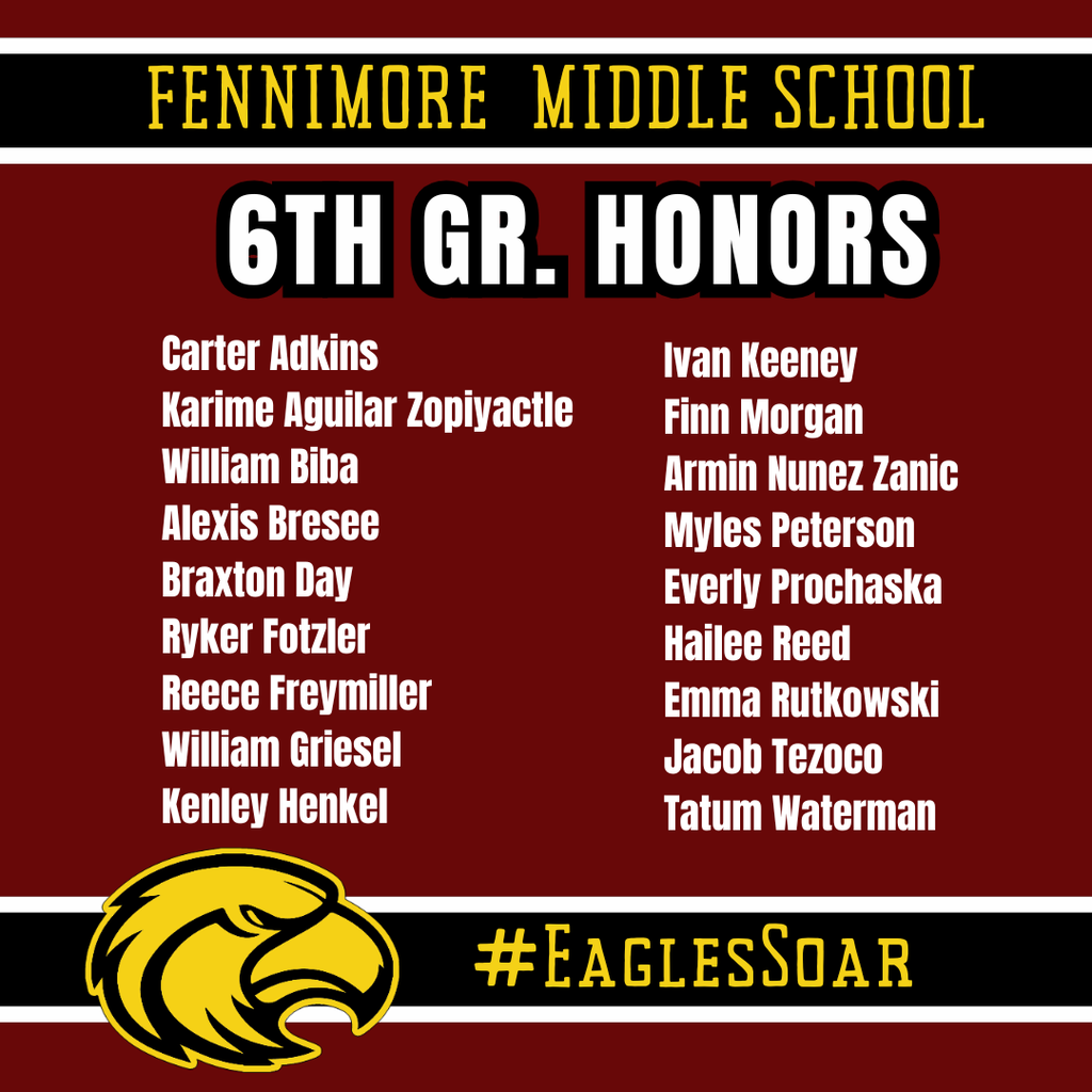 6th grade honors