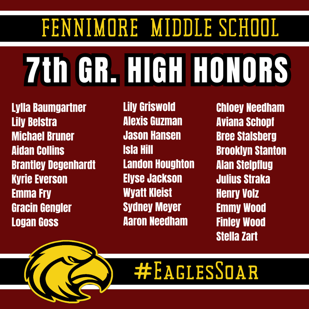 7th grade high honors