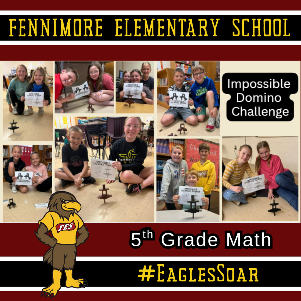 5th grade math Impossible Domino Challenge