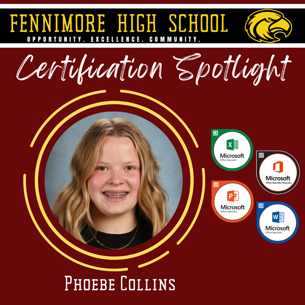 Phoebe Collins Earns Certifications