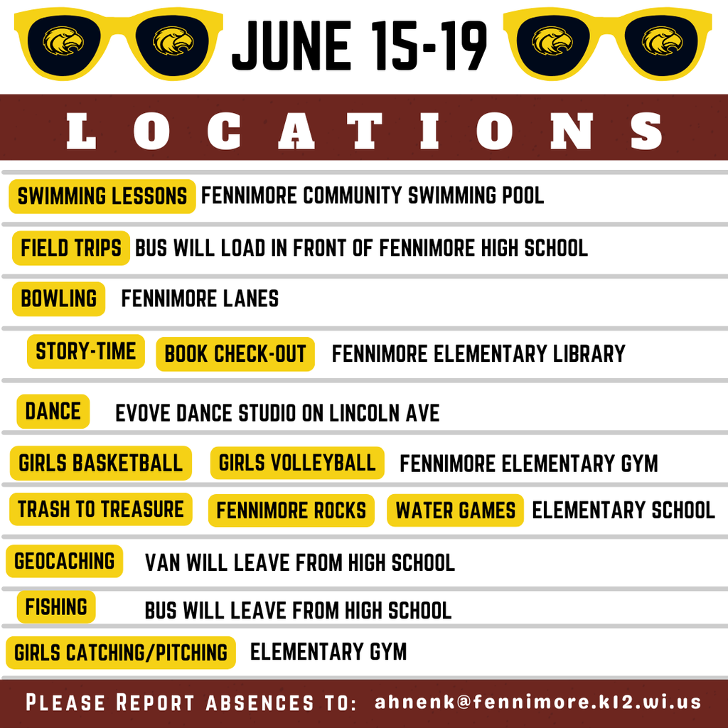 locations