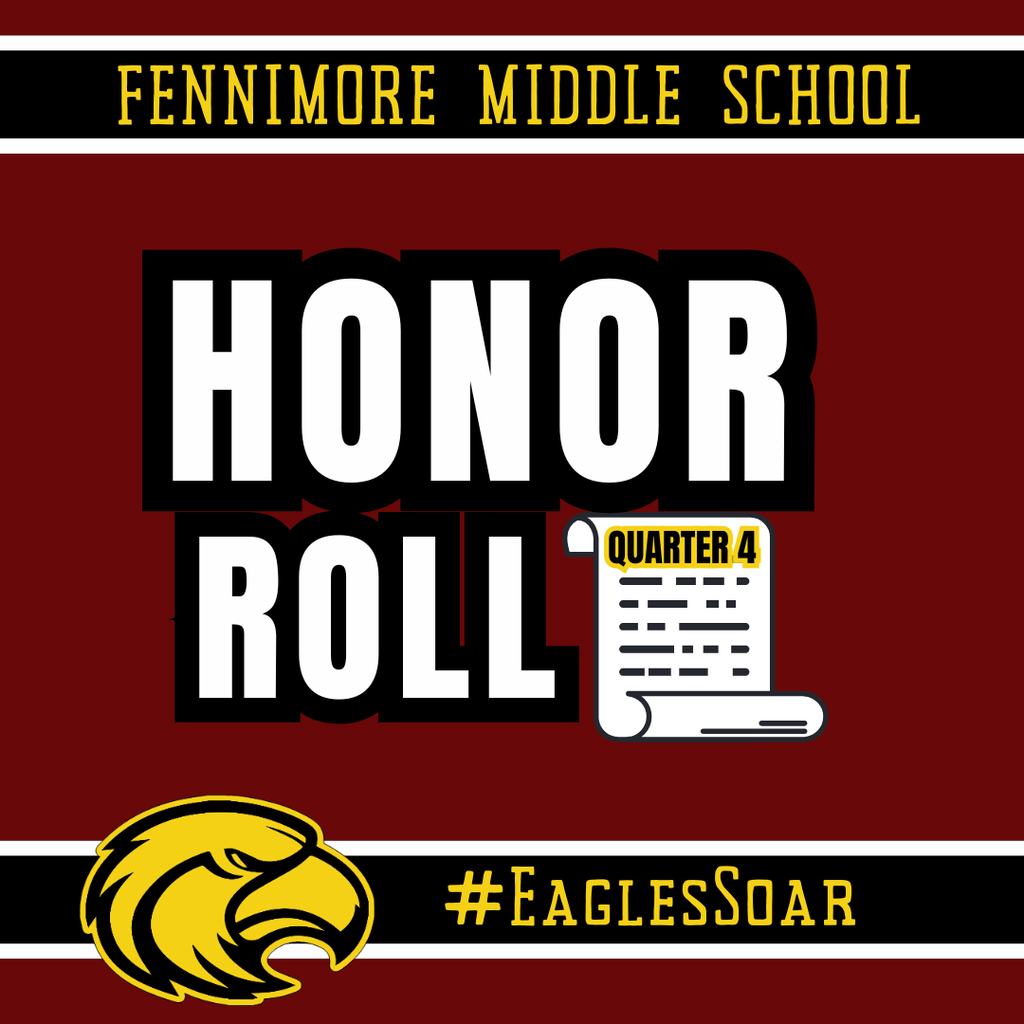 4th quarter middle school honor roll