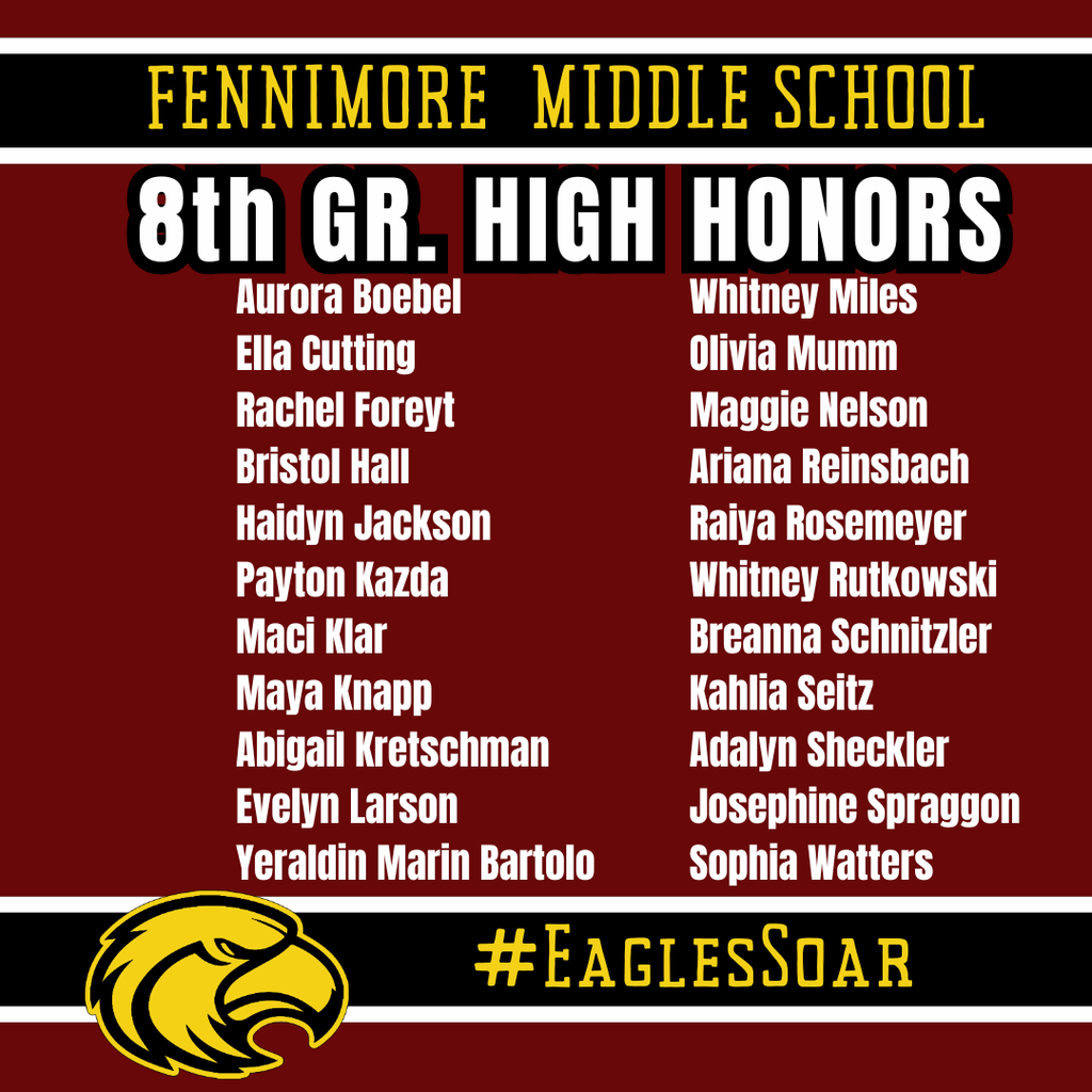 8th grade high honors