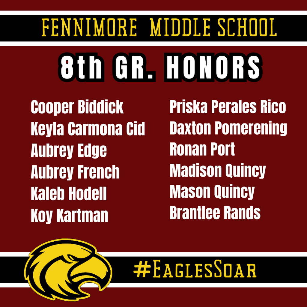 8th grade honrs
