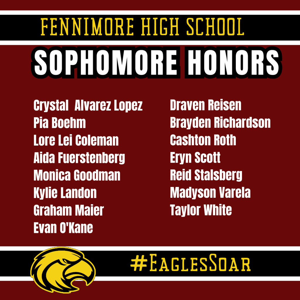 sophomore honors