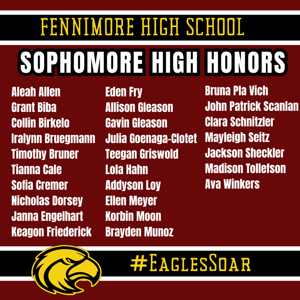 sophomore high honors