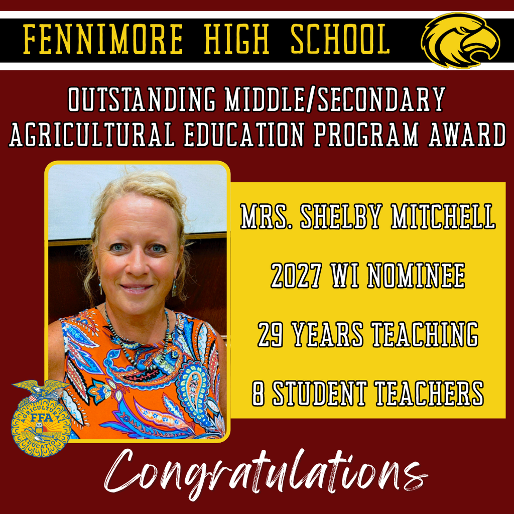 Award nominee for Mrs. Shelby Mitchell
