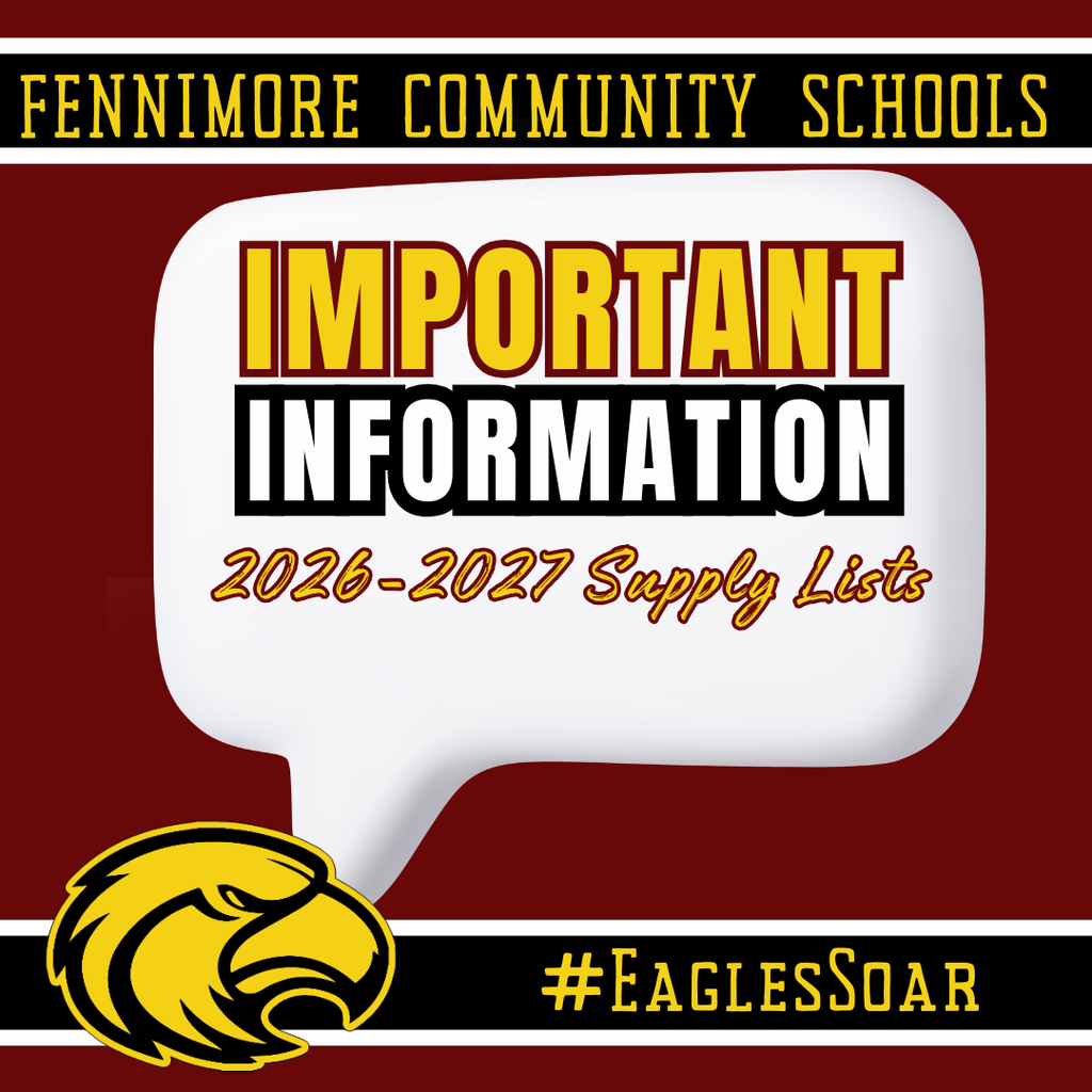 2026-2027 Supply Lists