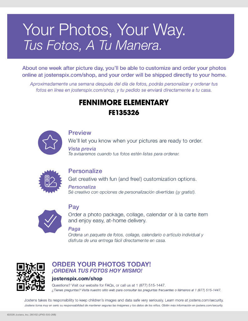 picture day instructions