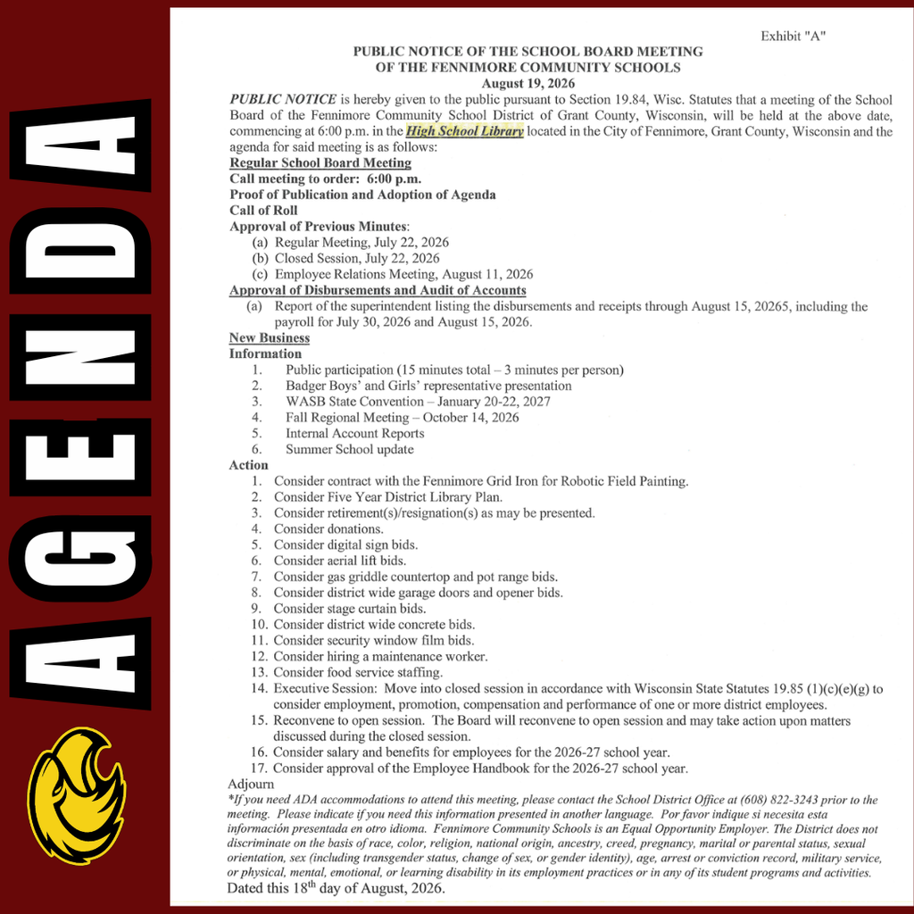 agenda