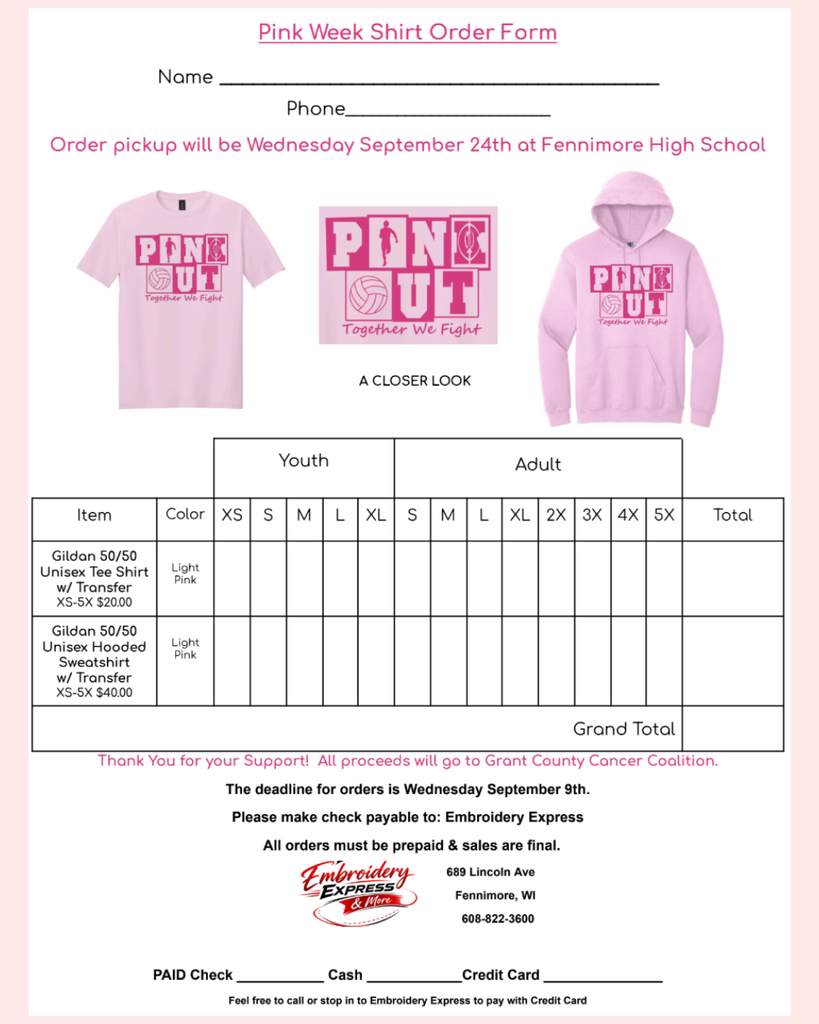 pink night form
