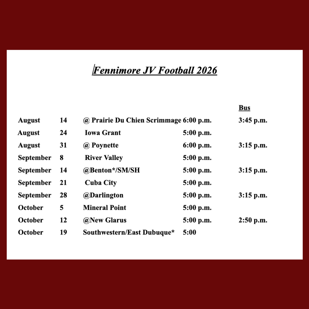 JV SCHEDULE