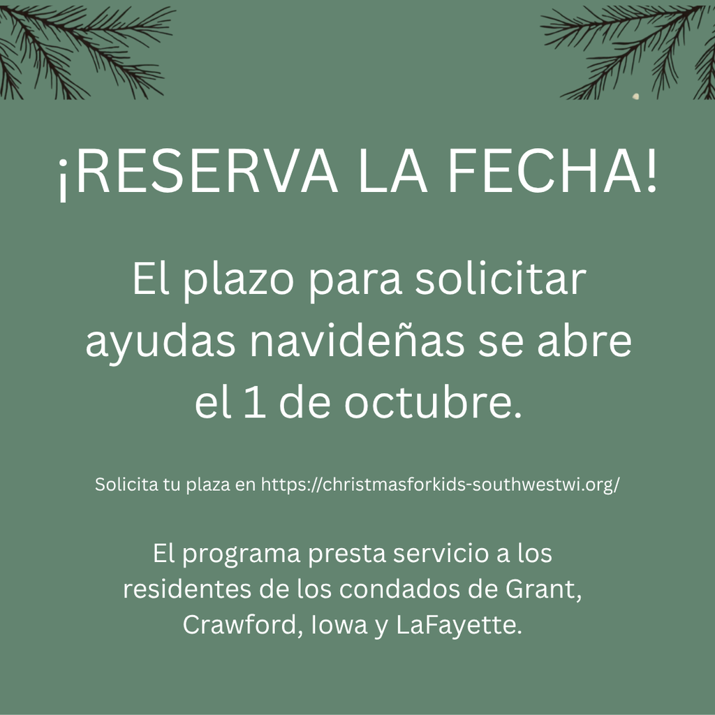 spanish version of christmas assistance application opening on October 1