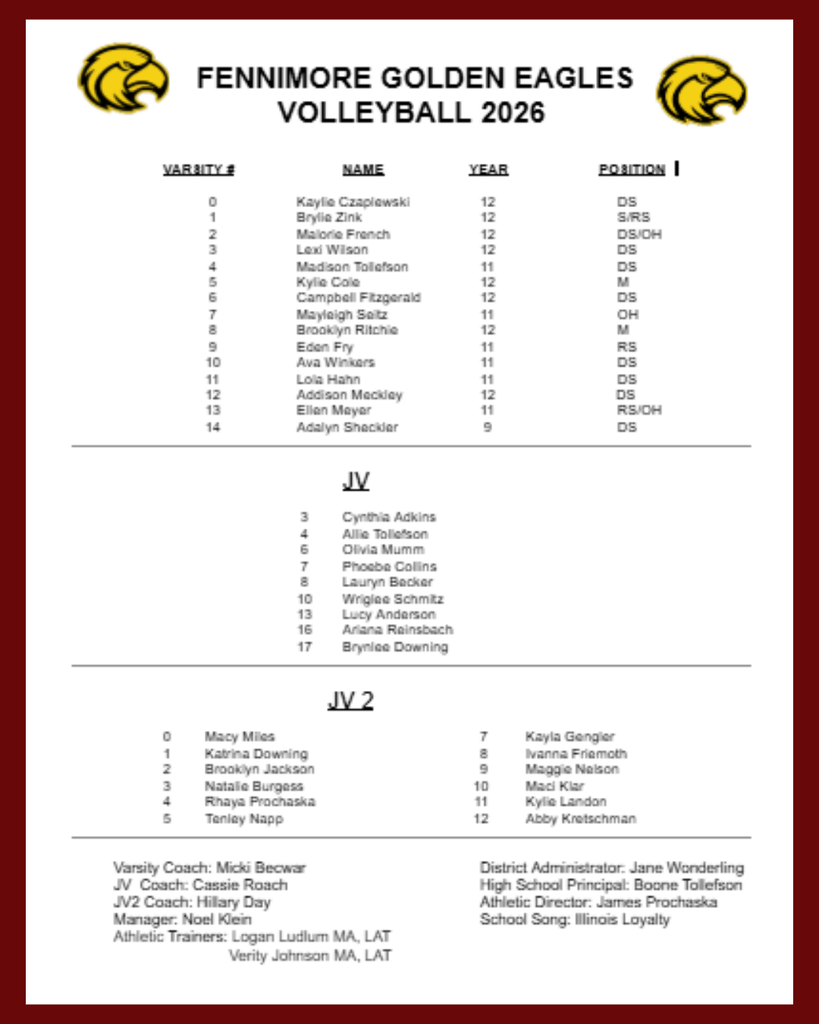 vb roster