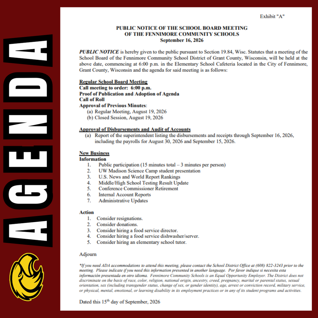 agenda