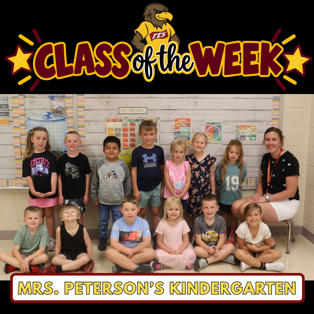 Class of the Week - Mrs. Peterson's class