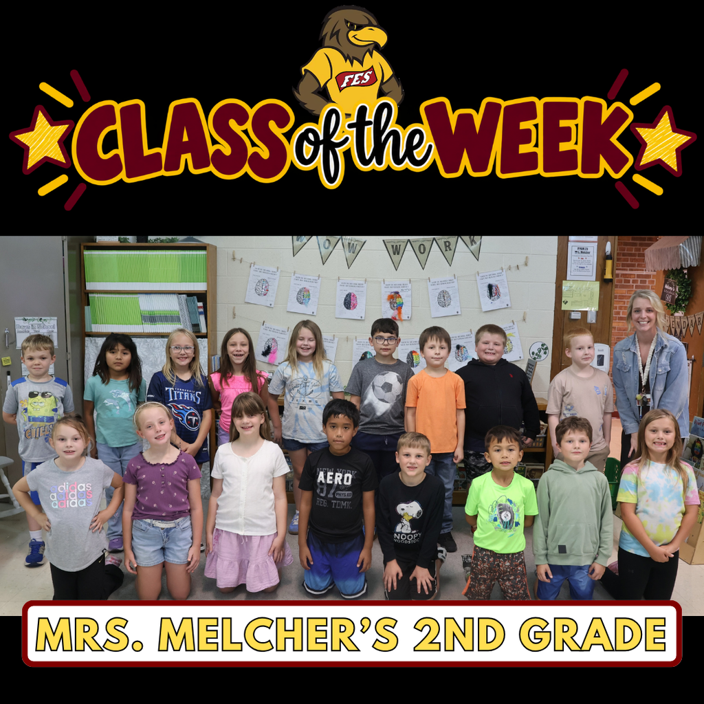Mrs. Melcher's 2nd grade is class of the week